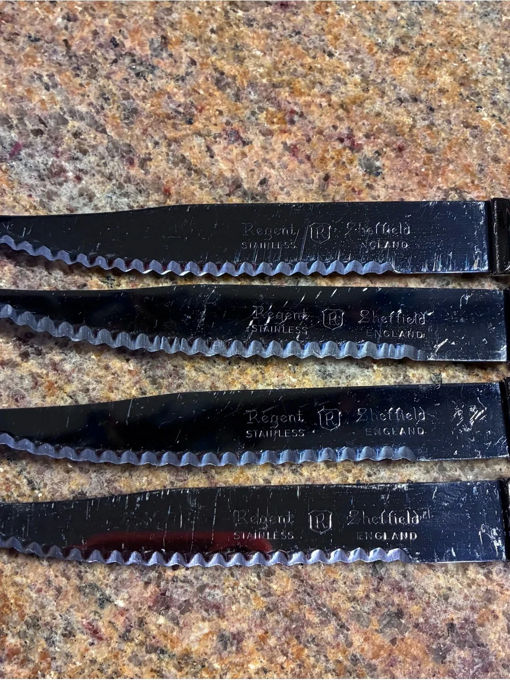 Set of 4 regent Sheffield knives
